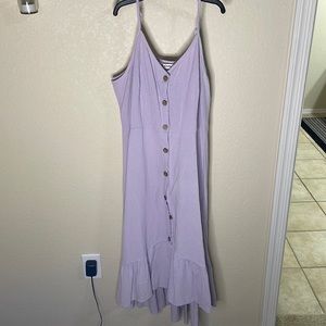 Button up maxi dress